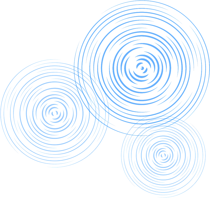 Water ripple effect.