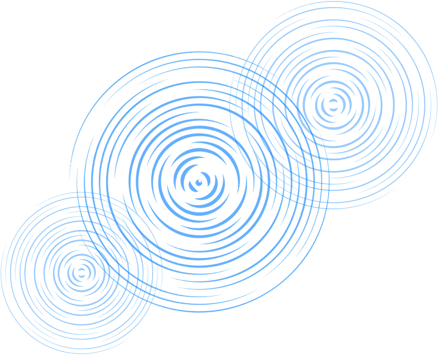 Water ripple effect.