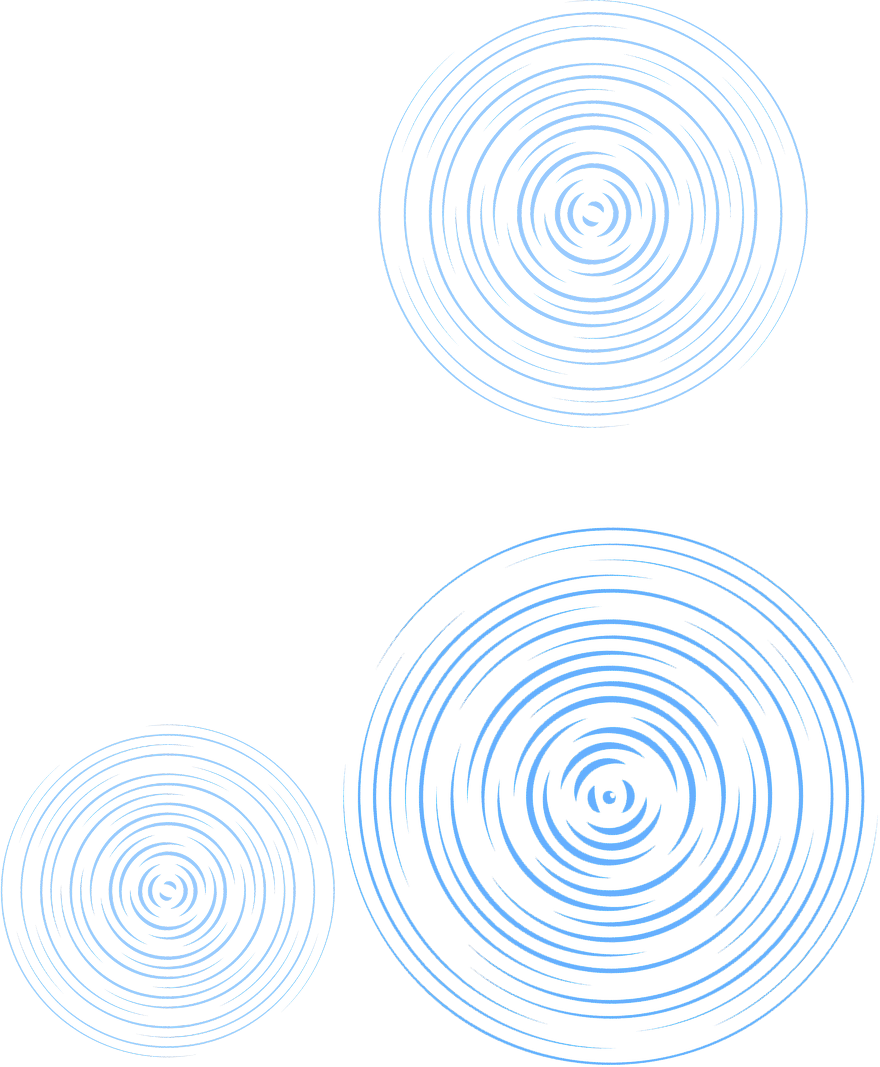 Water ripple effect.