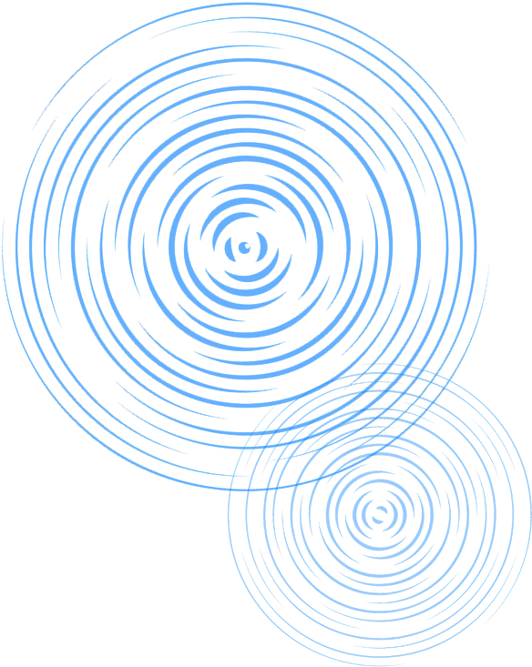 Water ripple effect.