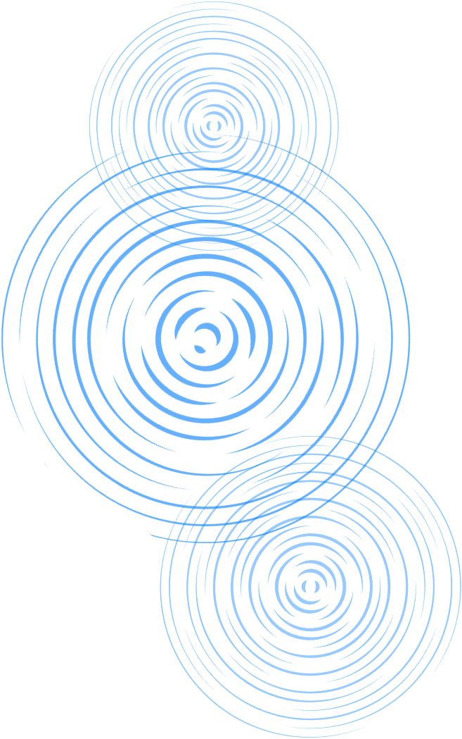 Water ripple effect.