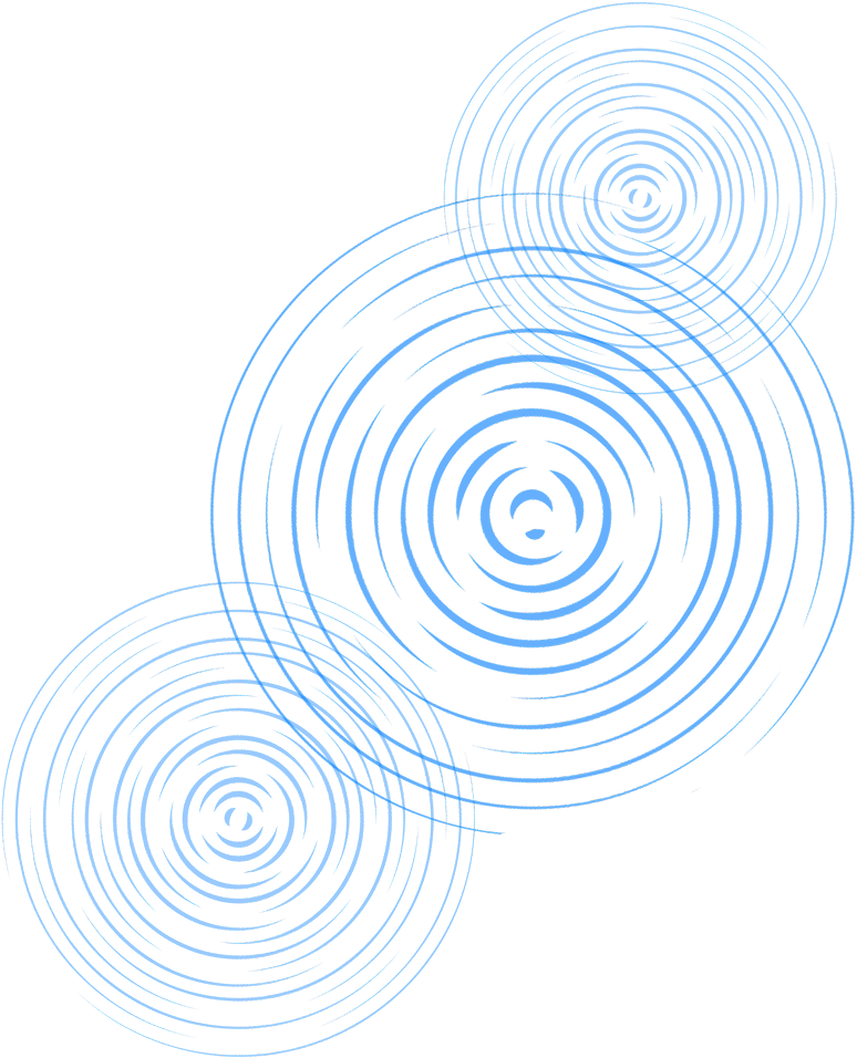 Water ripple effect.